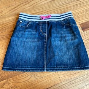 NWOT- Mini Boden denim skirt-size 11-12-GREAT BASIC!!